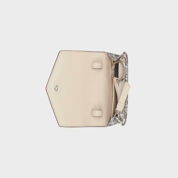 DKNY Envelope Card Holder w/ Strap Python Pattern - Picture 2 of 2